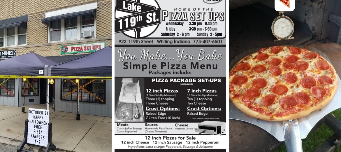 119th Street Pizza Setups Menu