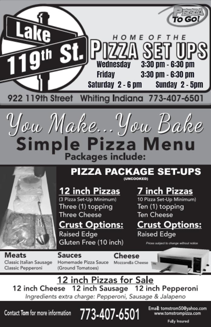 119th Street Pizza Setups